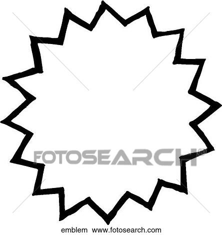 Emblem View Large Clip Art Graphic Clipart - Emblem. Fotosearch