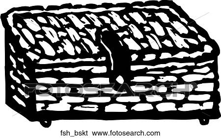 Fish Basket View Large Clip Art Graphic Clip Art - Fish Basket. Fotosearch