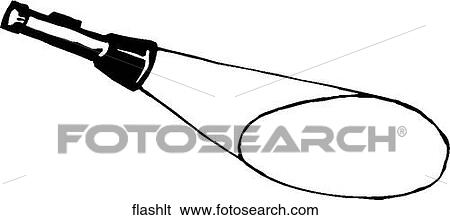 Clip Art - Flashlight. Fotosearch