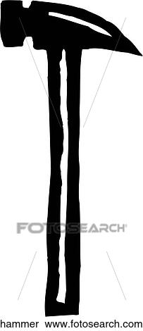 Hammer View Large Clip Art Graphic Clipart - Hammer. Fotosearch