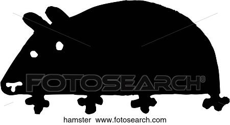Clipart - Hamster. Fotosearch