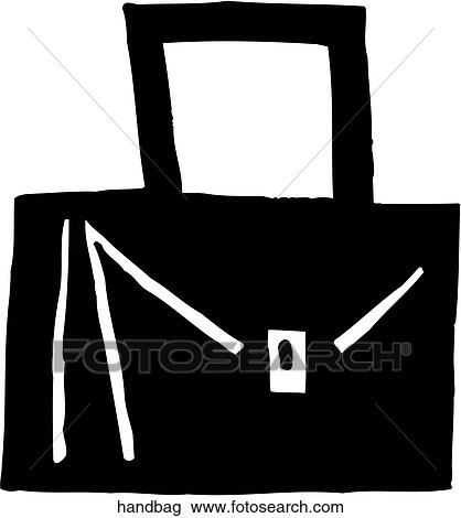 Handbag View Large Clip Art Graphic Clipart - Handbag. Fotosearch