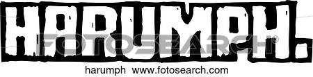 Harumph View Large Clip Art Graphic Clipart - Harumph. Fotosearch