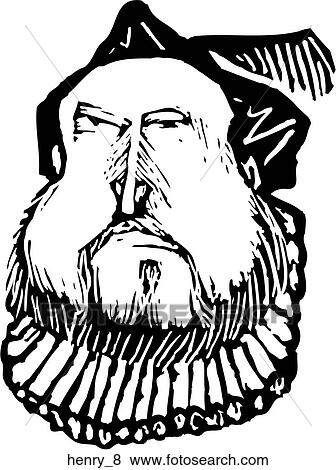 Clip Art - Henry VIII. Fotosearch