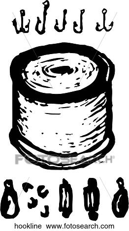 Clipart - Hook Line Sinker. Fotosearch