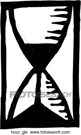 Hour Glass View Large Clip Art Graphic Clip Art - Hour Glass. Fotosearch