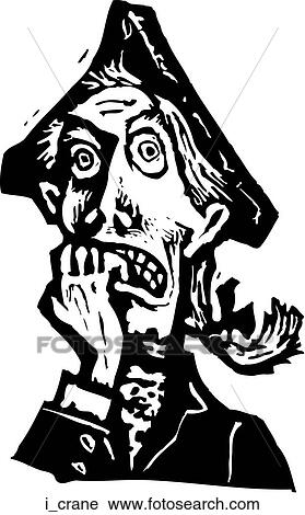 Ichabod Crane View Large Clip Art Graphic Clipart - Ichabod Crane. Fotosearch