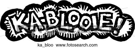Clipart - Ka-Blooie!. Fotosearch