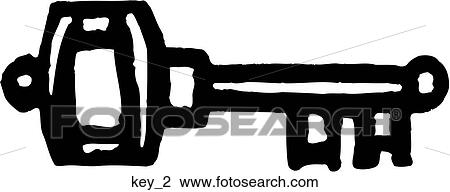 Clipart - Key 2. Fotosearch