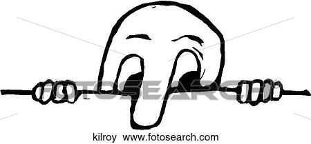 Kilroy View Large Clip Art Graphic Clip Art - Kilroy. Fotosearch