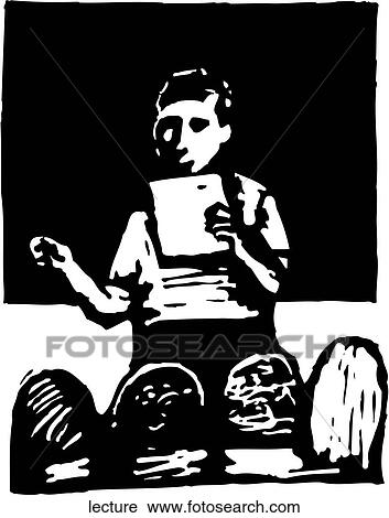 Lecture View Large Clip Art Graphic Clipart - Lecture. Fotosearch