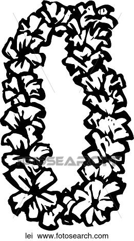 Clipart - Lei. Fotosearch