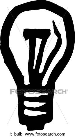 Clipart - Light Bulb. Fotosearch
