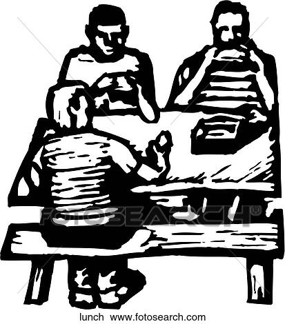 Clipart - Lunch. Fotosearch