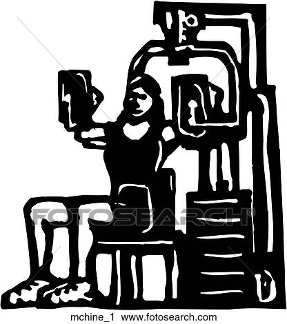 Clipart - Machine 1. Fotosearch