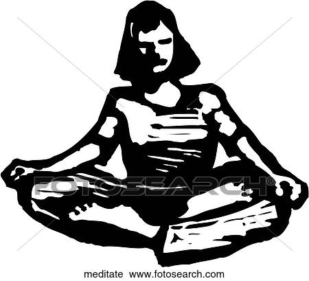 Clipart - Meditate. Fotosearch