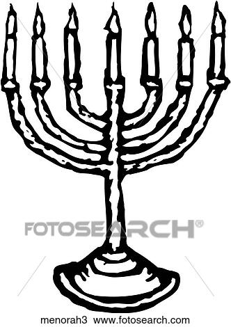 Menorah 3 View Large Clip Art Graphic Clipart - Menorah 3. Fotosearch