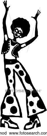 Mod View Large Clip Art Graphic Clipart - Mod. Fotosearch