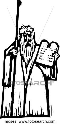 Moses View Large Clip Art Graphic Clip Art - Moses. Fotosearch