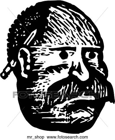 Clipart - Mr Shop. Fotosearch