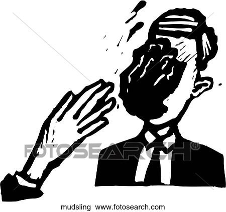 Clipart - Mud Sling. Fotosearch