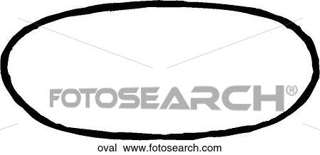 Oval View Large Clip Art Graphic Clipart - Oval. Fotosearch