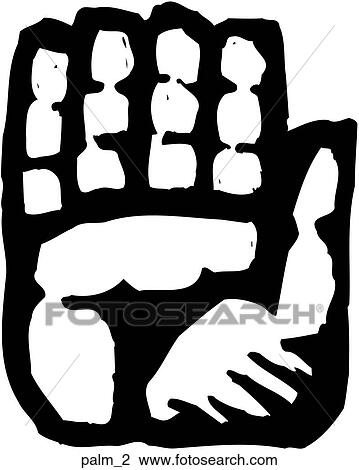 Palm 2 View Large Clip Art Graphic Clipart - Palm 2. Fotosearch