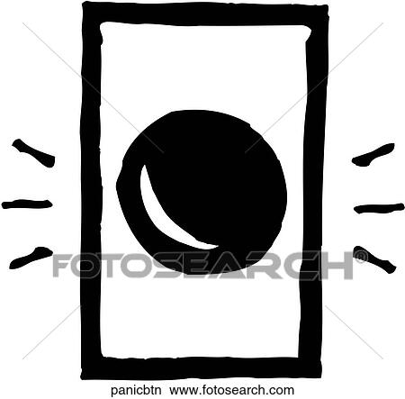 Panic Button View Large Clip Art Graphic Clipart - Panic Button. Fotosearch