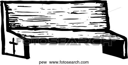 Pew Clip Art | pew | Fotosearch