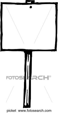 Picket View Large Clip Art Graphic Clip Art - Picket. Fotosearch