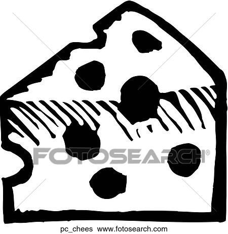 Piece o' Cheese View Large Clip Art Graphic Clip Art - Piece o' Cheese. Fotosearch