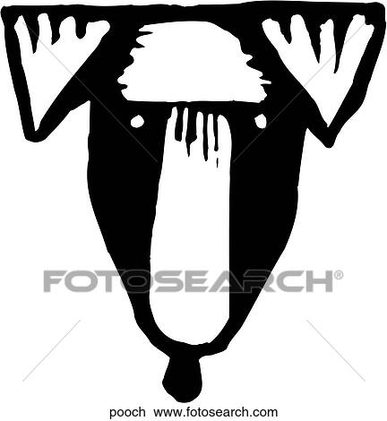 Pooch View Large Clip Art Graphic Clipart - Pooch. Fotosearch