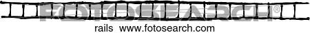 Clip Art - Rails. Fotosearch