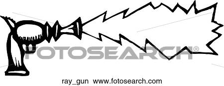 Ray Gun View Large Clip Art Graphic Clipart - Ray Gun. Fotosearch