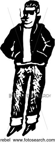 Rebel View Large Clip Art Graphic Clipart - Rebel. Fotosearch