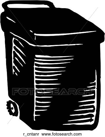 Recycle Container View Large Clip Art Graphic Clipart - Recycle Container. Fotosearch