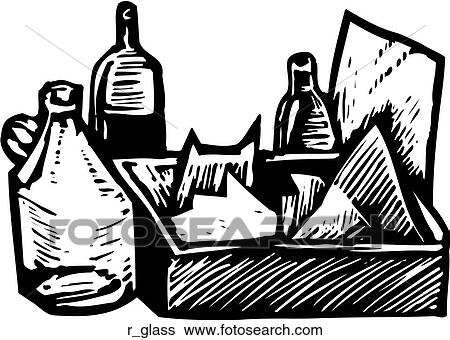 Clip Art - Recycle Glass. Fotosearch