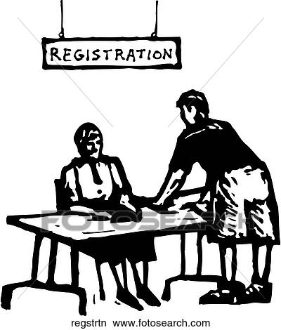 Clipart - Registration. Fotosearch