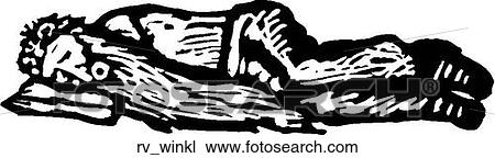 Clipart - Rip van Winkle. Fotosearch