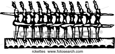 Clip Art - Rockettes. Fotosearch