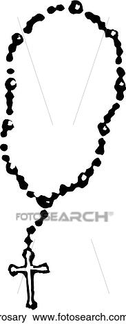 Clip Art - Rosary. Fotosearch