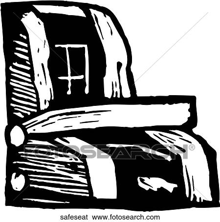 Clip Art - Safety Seat. Fotosearch