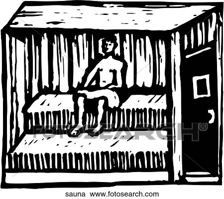 Sauna View Large Clip Art Graphic Clipart - Sauna. Fotosearch