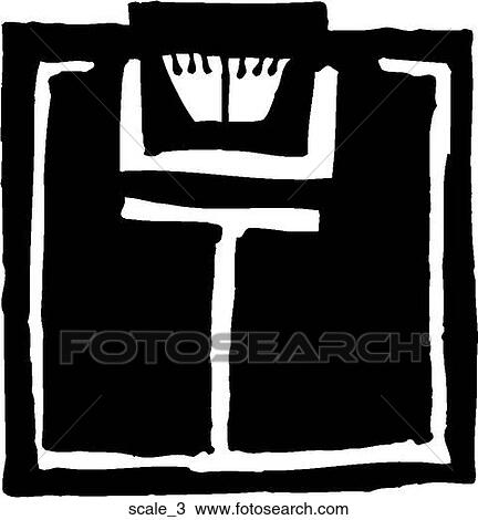 Clipart - Scale 3. Fotosearch