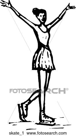 Skate 1 View Large Clip Art Graphic Clipart - Skate 1. Fotosearch