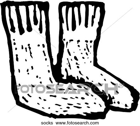 Socks View Large Clip Art Graphic Clip Art - Socks. Fotosearch