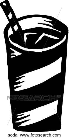 Soda View Large Clip Art Graphic Clipart - Soda. Fotosearch