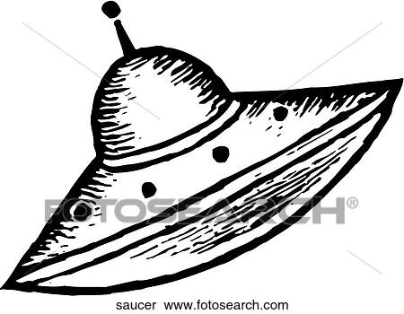 Space Saucer View Large Clip Art Graphic Clipart - Space Saucer. Fotosearch