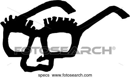 Specs View Large Clip Art Graphic Clip Art - Specs. Fotosearch