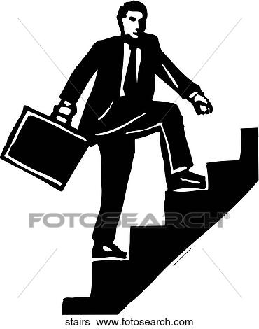 Clip Art of Stairs stairs - Search Clipart, Illustration Posters ...